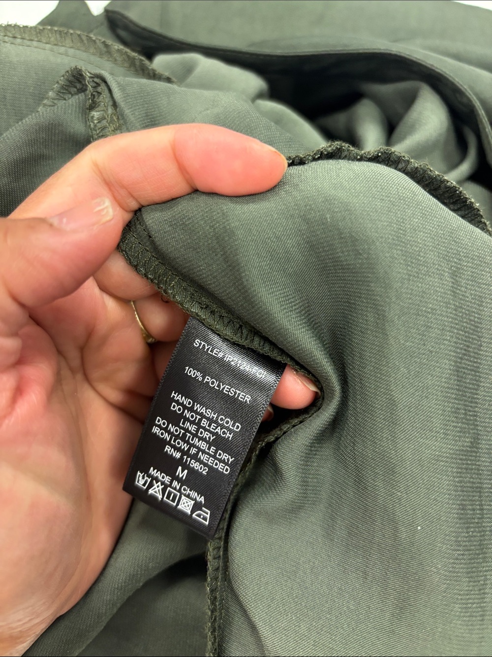 Anthropologie All in Favor Olive Green Jumpsuit - Picture 8 of 8